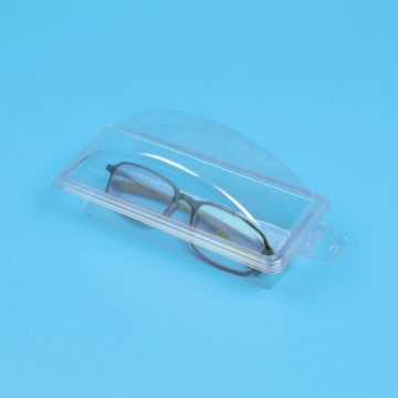 Clear PET Plastic Blister Box with Hinged Lid