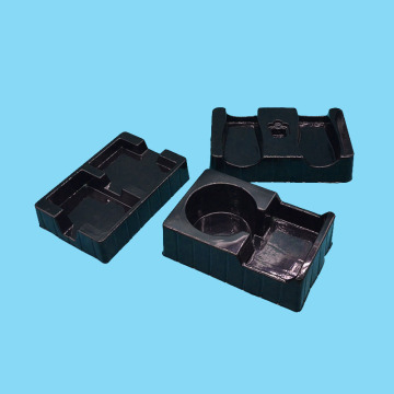 Molded PS Packaging Bottom Tray for Bottles and Cards