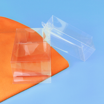 Transparent Plastic Folding Carton PET Clear Box Packaging