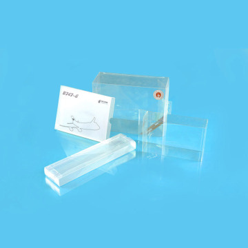 Frosted/Clear Custom Plastic Square Packaging Box