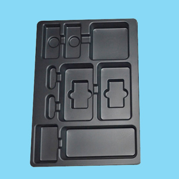 Black White Blister Tray Plastic Vacuum Forming Packaging China Manufacturer