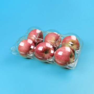 Custom Vacuum Forming Fruit Packaging Transparent Apple Clamshell Packaging