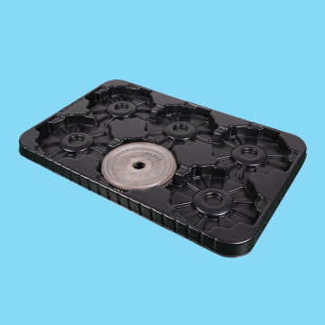 Custom HDPE Thermoformed Automotive Flywheel Tray - China Plastic Vacuum Forming Manufacturer