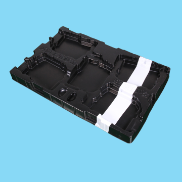 Black Plastic Vacuum Formed Tray for Automotive Transmission Cover