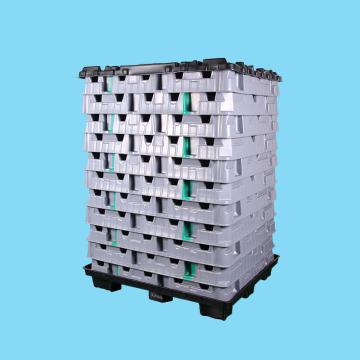 Vacuum Formed 9-leg Pallet with Cover and Insert Stackable Trays